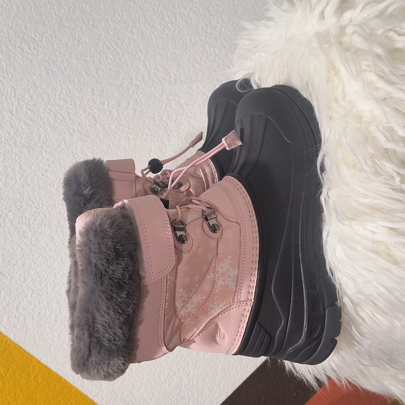 Women Winter Boots Water Proof Anti Slip Warm Adjustable Rubber Sole NEW - Picture 6 of 15